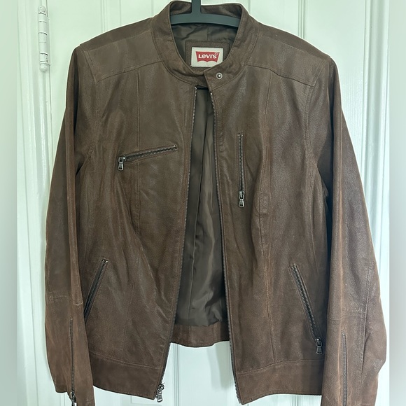 Levi’s leather jacket. Size 1x - Picture 1 of 3